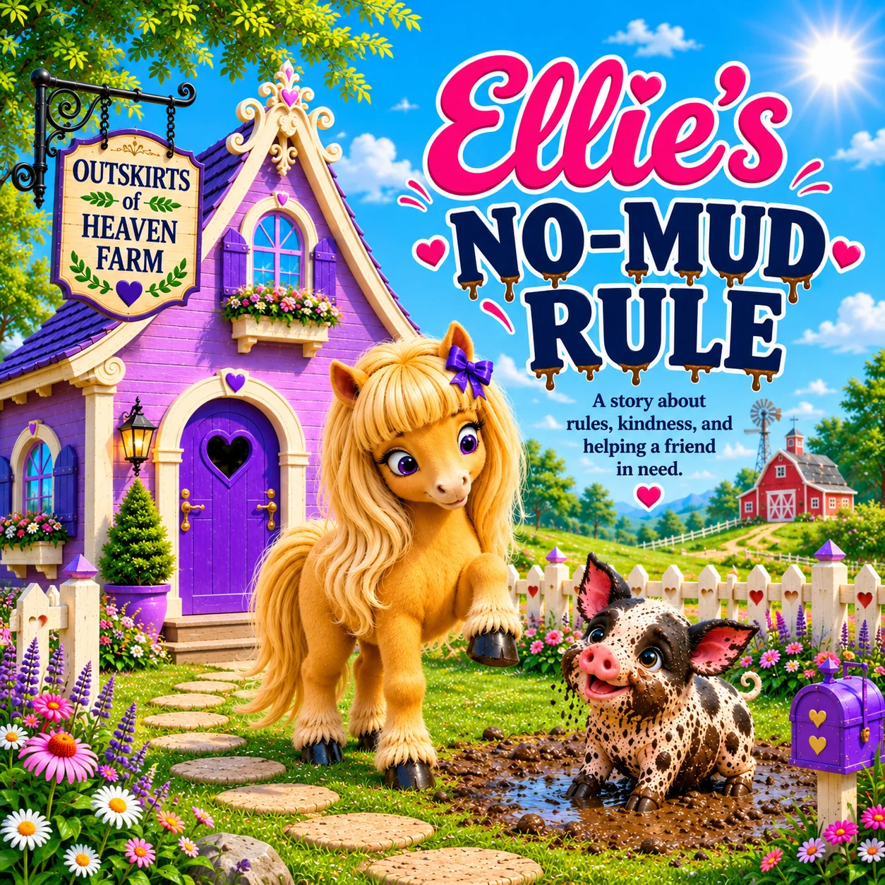 Cover of the children's book Ellie's NO-MUD RULE