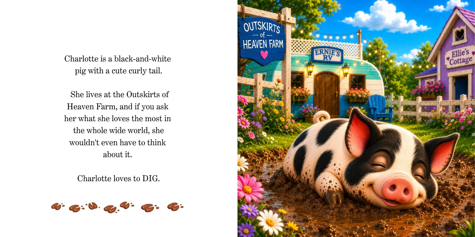 Inside pages from Charlotte Digs Deep: Charlotte Loves to DIG