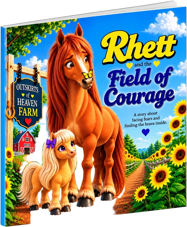 Rhett and the Field of Courage children's farm animal story about courage and friendship